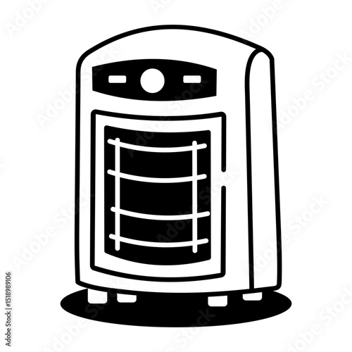 A sketchy style icon of air purifier
