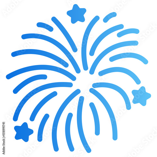 fireworks Gradient icon