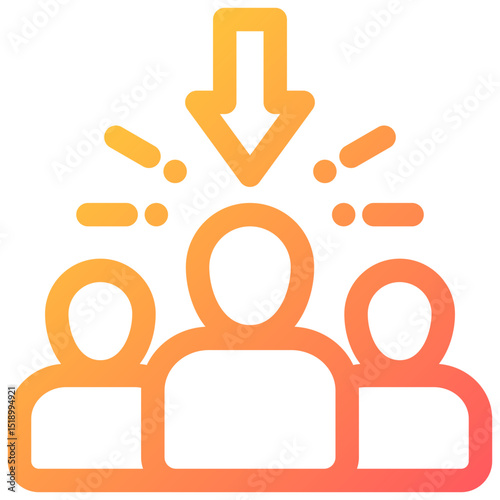 Candidates icon symbol. Vector illustration.