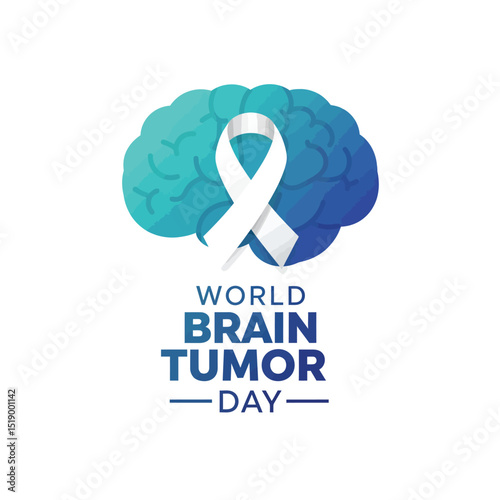 World brain tumor day Awareness Month background template illustration.