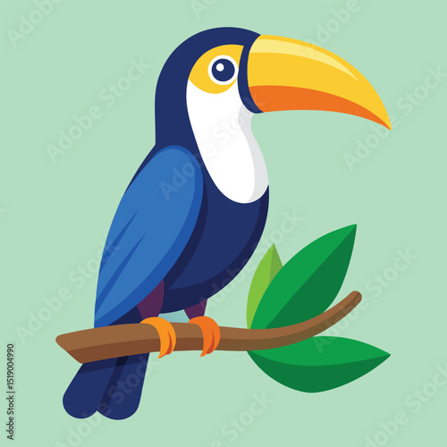 toucan sitting on branch