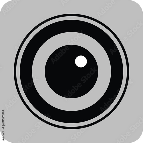 black eye icon, camera icon