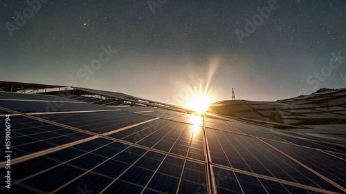 Solar photovoltaic power tower-type lava tower