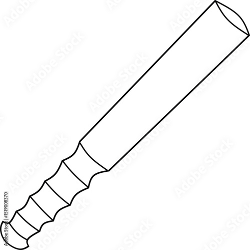 Illustration of Stick Designs in Clean Line Art Style