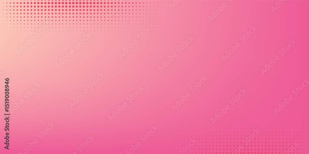 Pink orange polka dots gradient halftone background. Pop art cartoon dot texture with comic graphic design, Horizontal abstract pattern wall for cover digital technology. Pink orange polka dots gradient halftone background. Pop art cartoon dot texture with comic graphic design, Horizontal abstract pattern wall for cover digital technology.
