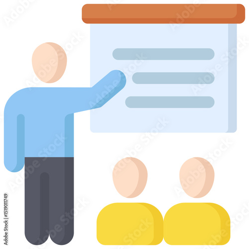 Training icon symbol. Vector illustration.