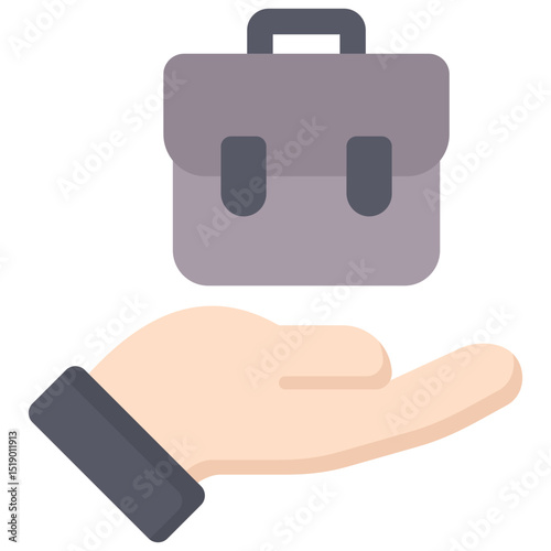 Job Offer icon symbol. Vector illustration.