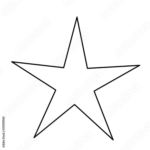 Star -  a symbol of light in the dark — simple, timeless, and shining bright.