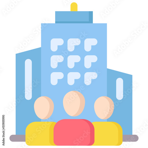 Company icon symbol. Vector illustration.