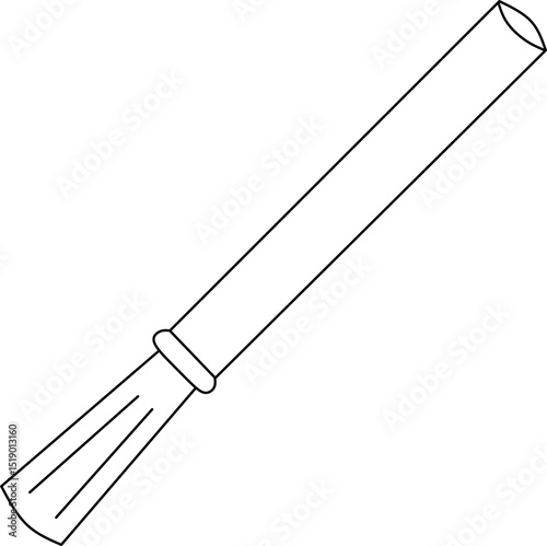 Illustration of Stick Designs in Clean Line Art Style