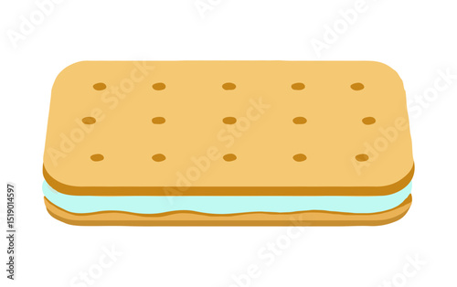 Graham Cracker Sandwich Vector
