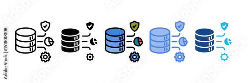Database Icon Element For Design