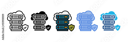 Server Icon Element For Design