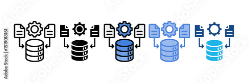 Data Flow Icon Element For Design