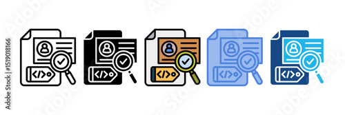 Metadata Icon Element For Design