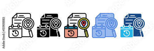 Log Icon Element For Design