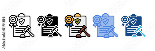 Compliance Icon Element For Design