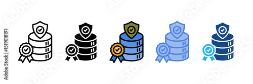 Data Quality Icon Element For Design