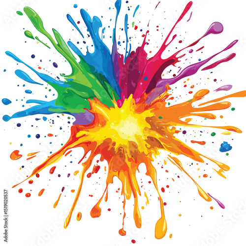 Explosion vector template icon illustration, explosion clip art
