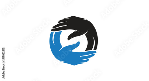 Intertwined Hands in Unity