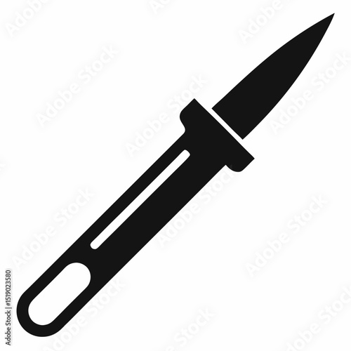 Scalpel  vector icon on white background 