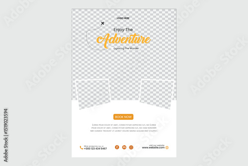 Professional creative Travel Flyer Design.
