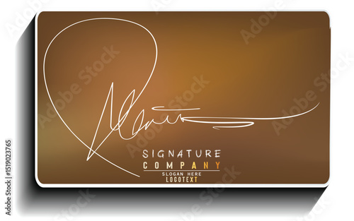 hand drawn alphabet. initial letter, Letter Signature Logo, letter beauty handwriting logo, Abstract Signature for Documents,  Fake signature with different handwriting.om.eps8