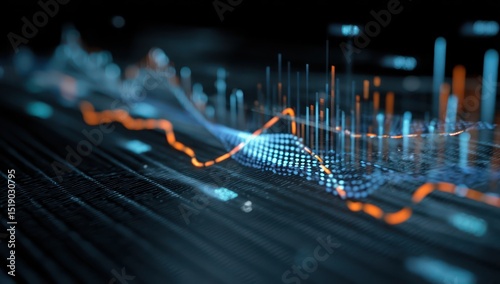 AI and statistical tools combined to design business analytics, enhancing strategic planning.