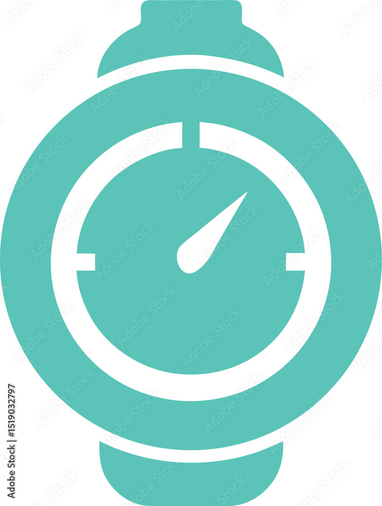 Explore this vector illustration featuring an icône of an horloge with flèche and nombre elements, perfect for affaires and compte à rebours conception in the cyber-espace
