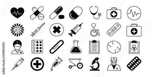medical icon silhouette