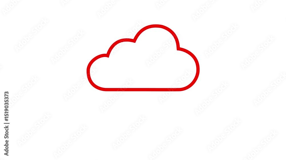 Weather icon, animated icon, rain cloud, thunder, forecast, loop animation video. motion graphics animation. Weather icon, animated icon, rain cloud, thunder, forecast, loop animation video. motion graphics animation.