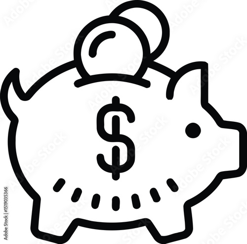 Finance set of web icons in line style. Money and Payment icons for web and mobile app. Money, payments, financial report, pay, banking, business, coin and more. Vector illustration