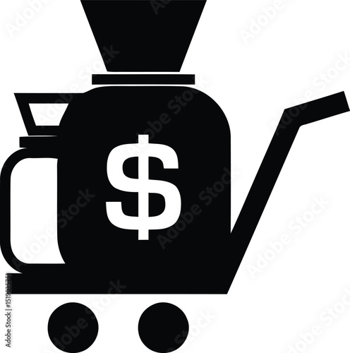 Finance set of web icons in line style. Money and Payment icons for web and mobile app. Money, payments, financial report, pay, banking, business, coin and more. Vector illustration