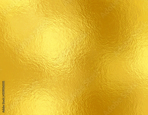 Gold Foil Leaf Texture with Glass Effect Background Vector Illustration