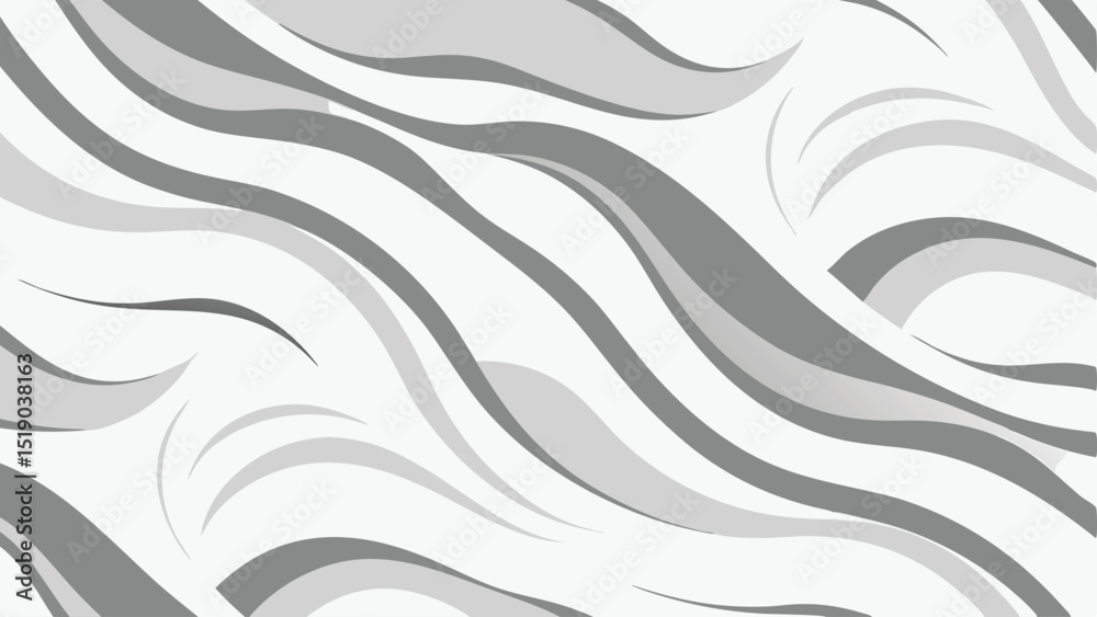 Fototapeta premium Abstract gray waves pattern with transparency for various creative design projects