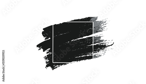 Frame box with brush crayon texture. Square shape for text. Color vector background. Paint border, cute hand drawn paper design. Doodle stroke, rectangle pastel or chalk elements.design, vector, 