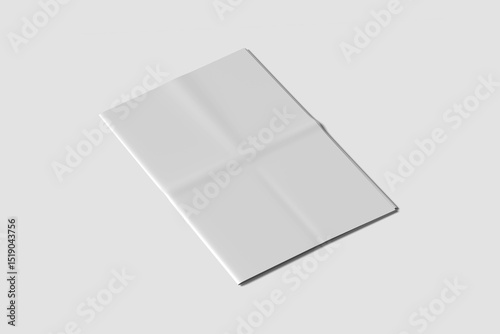 Blank newspaper mockup
