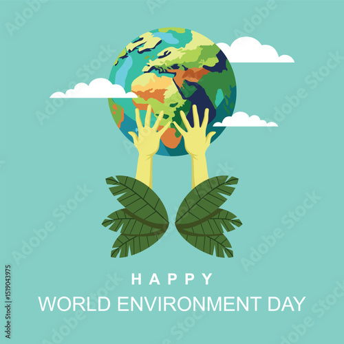 World environment day template design