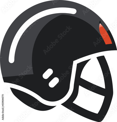 American football helmet. Set of sport icon. Vector illustration. | Premium Vector
