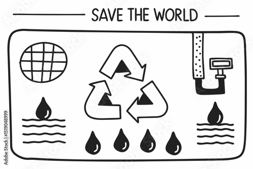 wastewater treatment process icon