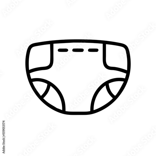 baby nappy/diaper icon 