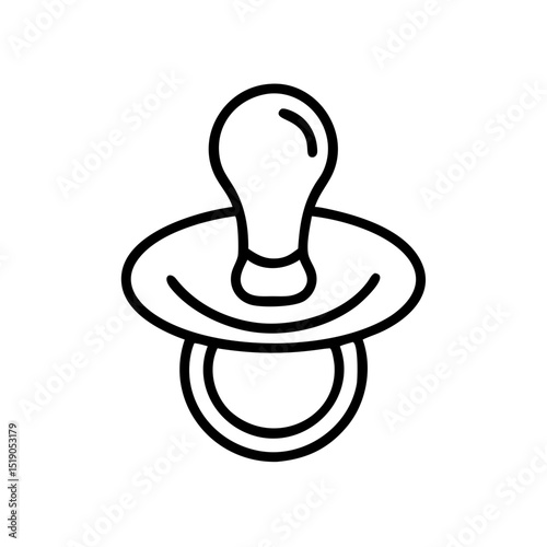 baby pacifier/dummy icon