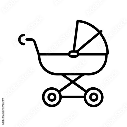 baby pram icon 