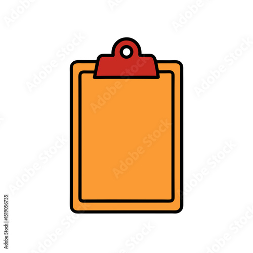 Important Exam Clip Board Vector Doodle Clipart
