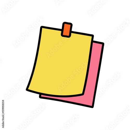 Practical Pen Holder Vector Doodle Clipart
