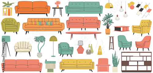 Mid Century Modern Furniture and Decor Collection