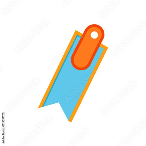 Bookmark Clip Art Doodle Vector on White Background
