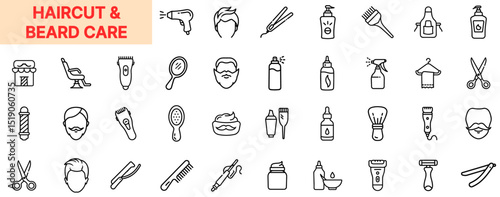 haircut, beard, grooming, style, barber, trim, razor, comb, clipper, mirror, gel, spray, scissors, brush, foam, cream, cut, clean, fashion, hair, soap, mousse, oil, care, head, product, dryer, shave, 