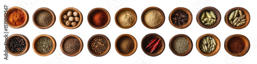 Variety of spices in small bowls (1)