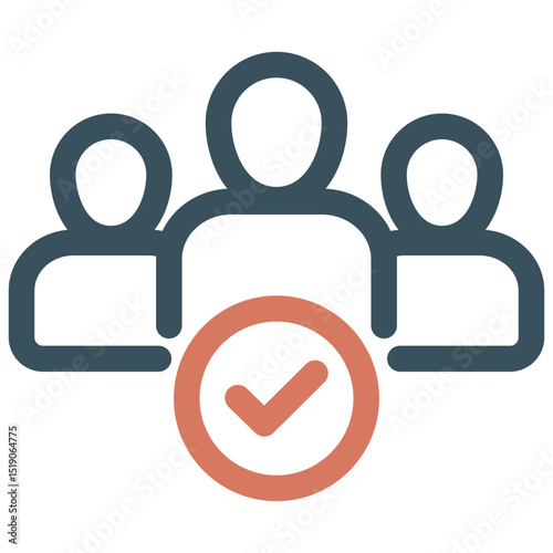 Shortlist icon symbol. Vector illustration.
